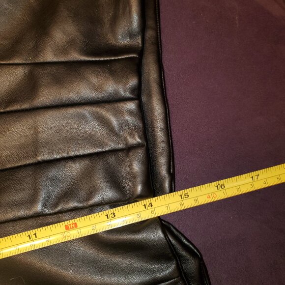 BAGATELLE COLLECTION Sz. XL Black Vegan Leather Pants! Club, Sexy Y2K Party - Picture 13 of 14